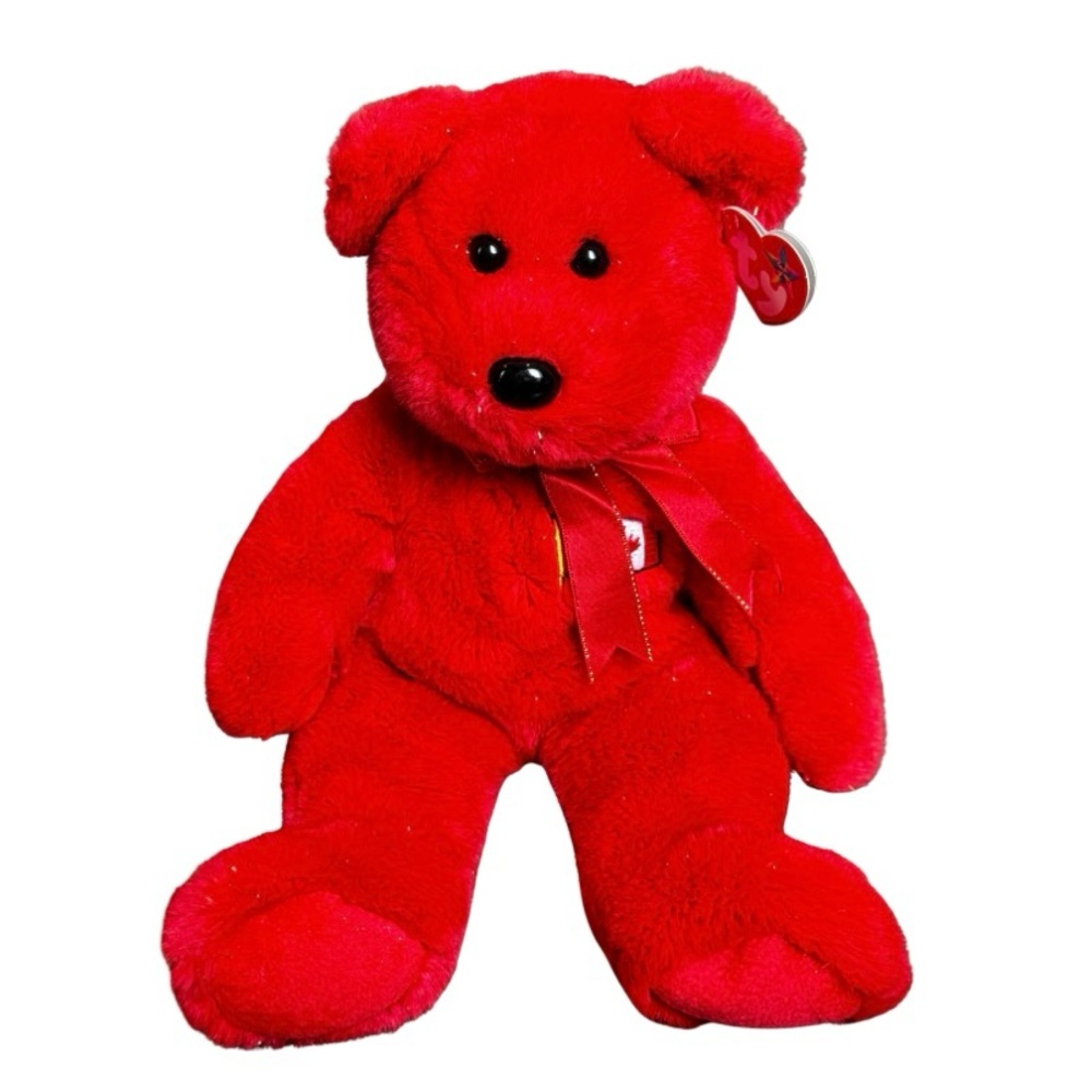 Ty Beanie Buddy Pierre Canadian Bear 2001 💜 BOGO